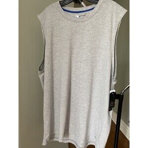 RBX Active Men's Lightweight Quick Dry Muscle Tank Top size XXL light grey